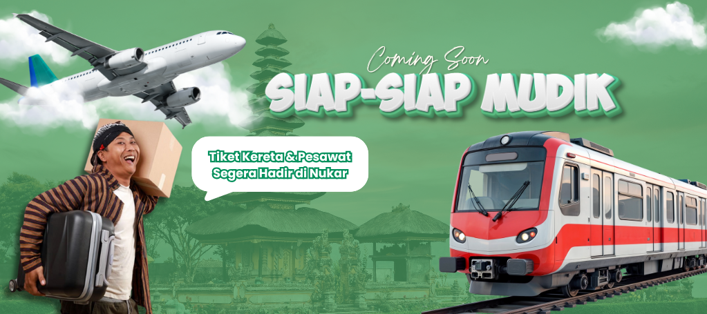 Sambut Ramadan, Nukar Siapkan Fitur Pembelian Tiket Pesawat dan Kereta